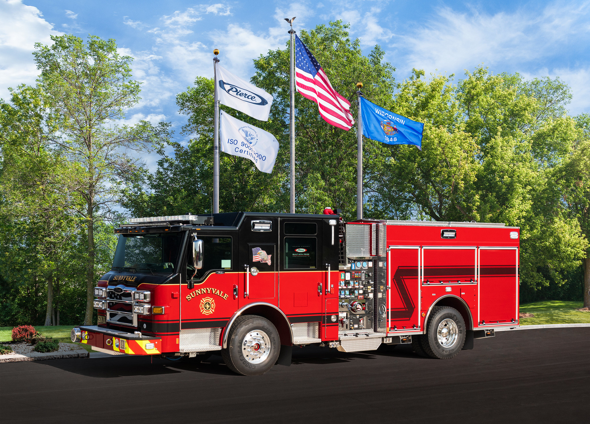 Sunnyvale FD Golden State Fire Apparatus