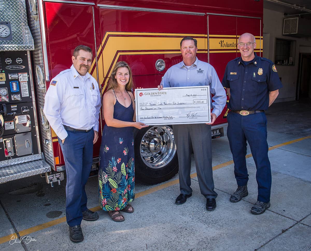 Boulder Creek check presentation